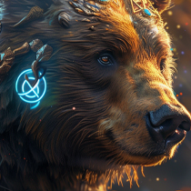 Feenlichter Orakelkarte - Bär