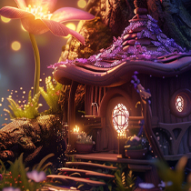 Feenlichter Orakelkarte - Haus