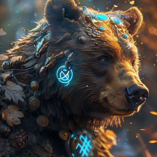 Orakelkarte Runenbär Wächter